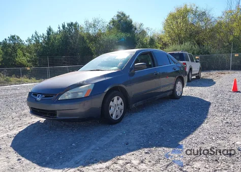 2003 Honda Accord 2.4 Lx from USA, damaged, VIN 1HGCM55313A111657